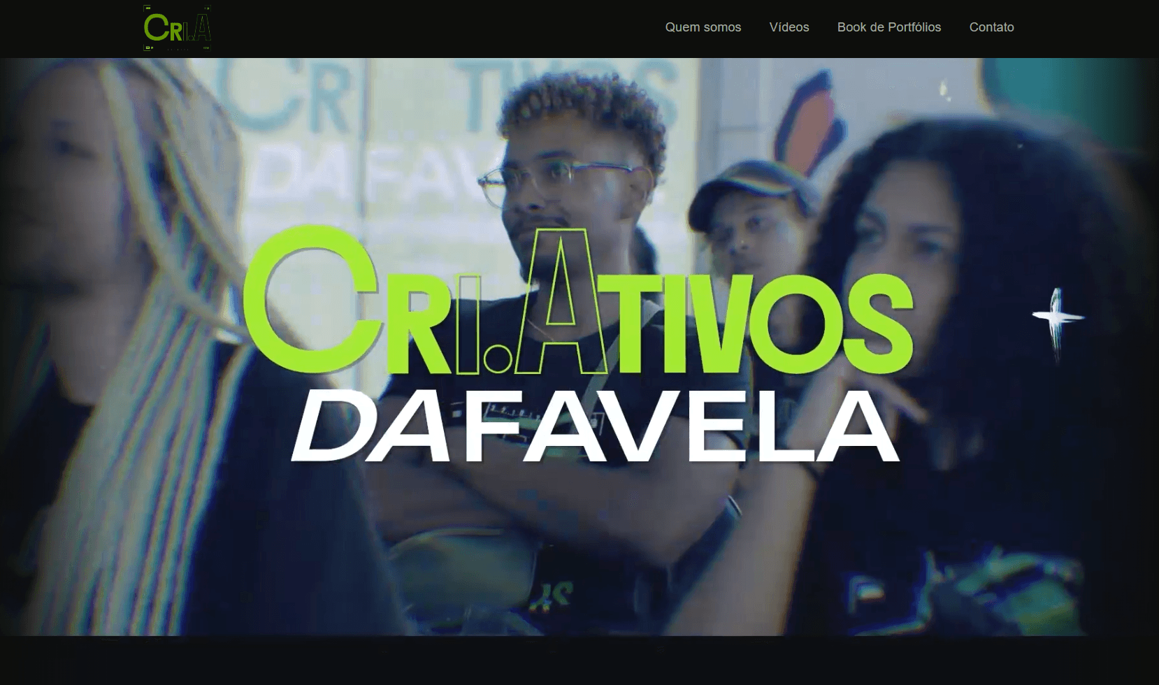Cri.Ativos da Favela — main screen preview